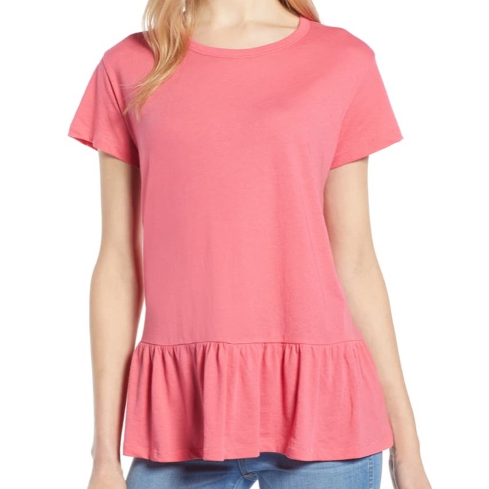 Peplum Tee.